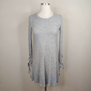 American Eagle Soft Plush Fleece Dress Lace Up Cuff